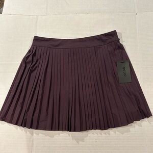 Bad Birdie Women’s Size L Double Down Skort Jam Purple Pleated Tennis Golf Skirt